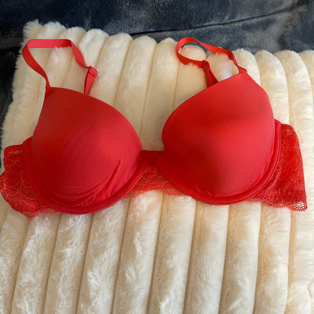 J Crew Red Bra Women's Size 34C